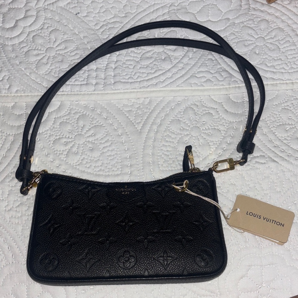 Louis Vuitton Black Monogram Clutch
